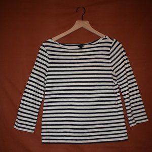 Striped Boat Neck Top